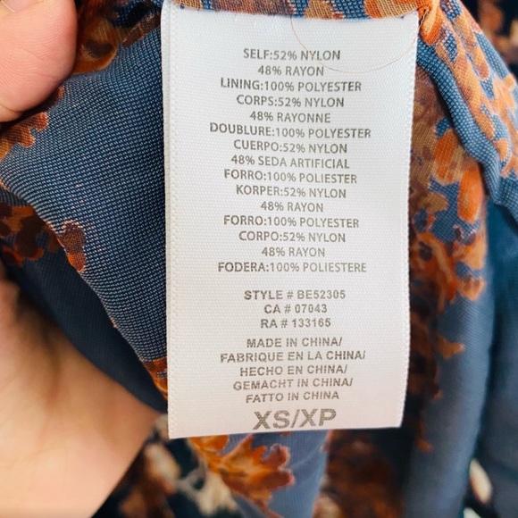 Anthropologie Velvet Burnout Wrap Dress - Picture 5 of 6